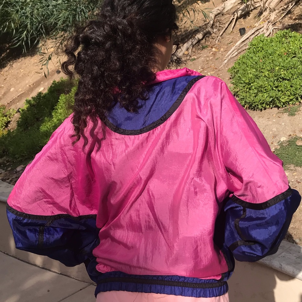 🎆80s athletic works colorblock windbreaker🎆